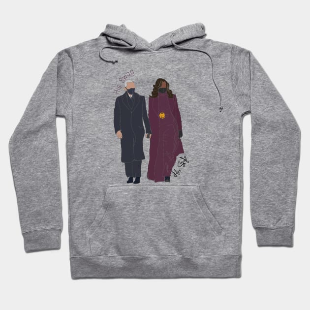 His Swag, Her Style, The Obamas Hoodie by Cargoprints